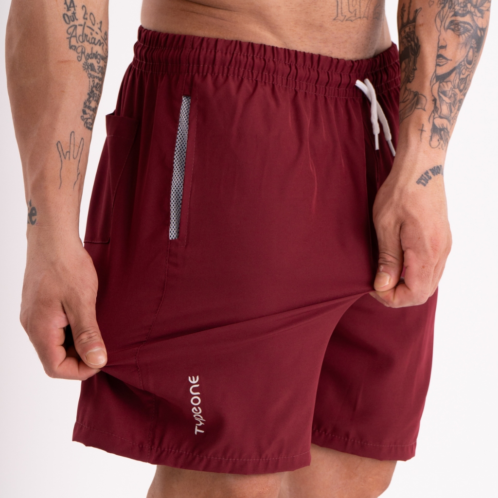 Short Tactel com Elastano Mauricinho Masculino Premium Treino Academia Praia Black Friday