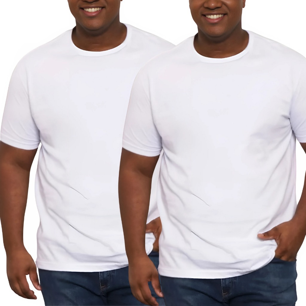 Kit 2 Camisetas Básicas Combo 2 peças 100% Ano Novo NATAL Festa fim de ano