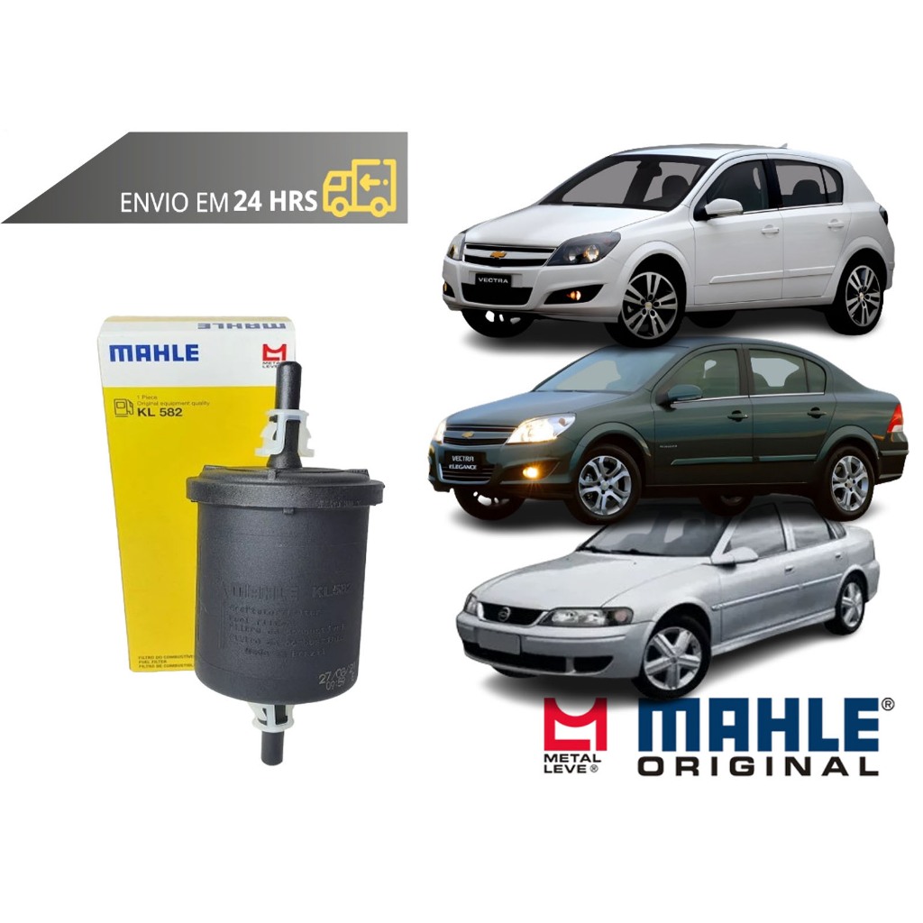 Filtro de Combustivel Vectra todos de 1997 a 2011 Original Mahle Metal leve em Oferta na Shopee