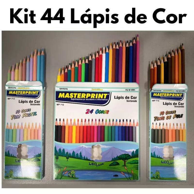 🎨 Kit de Lápis de Cor: 58% OFF!