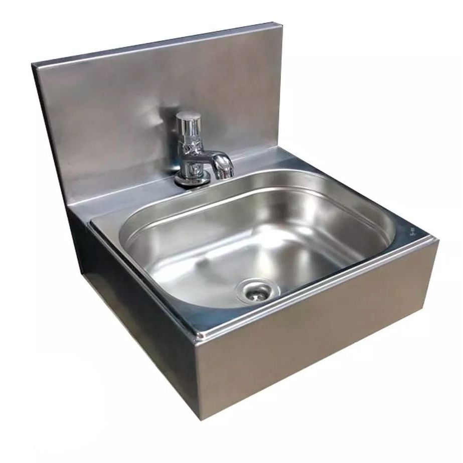 Combo Pia Aço Inoxidável e Mesa Inox Tripla