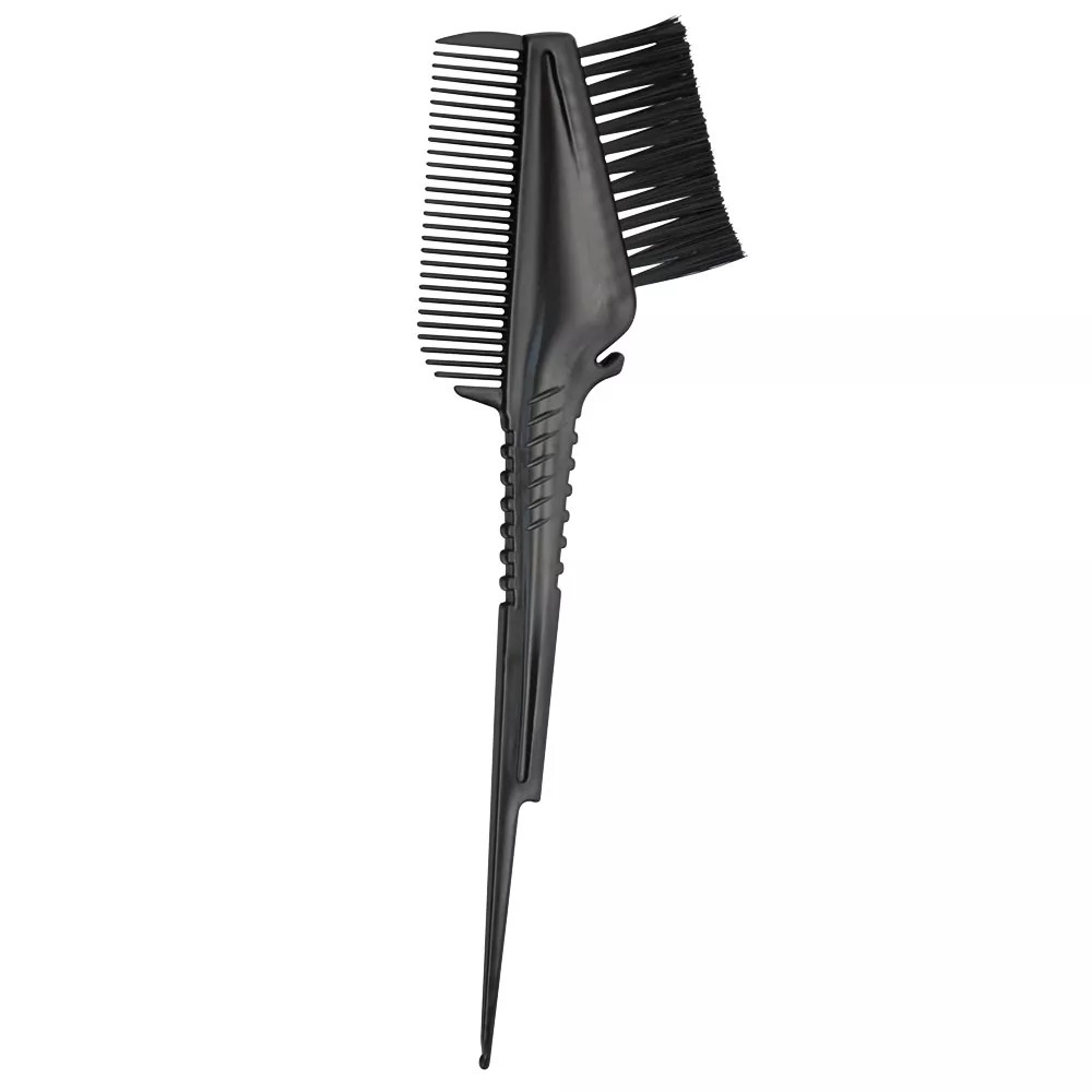 PENTE DE PLÁSTICO COM PINCEL PARA MECHAS CABO ESTILIZADO - 01 UNIDADE em Oferta na Shopee