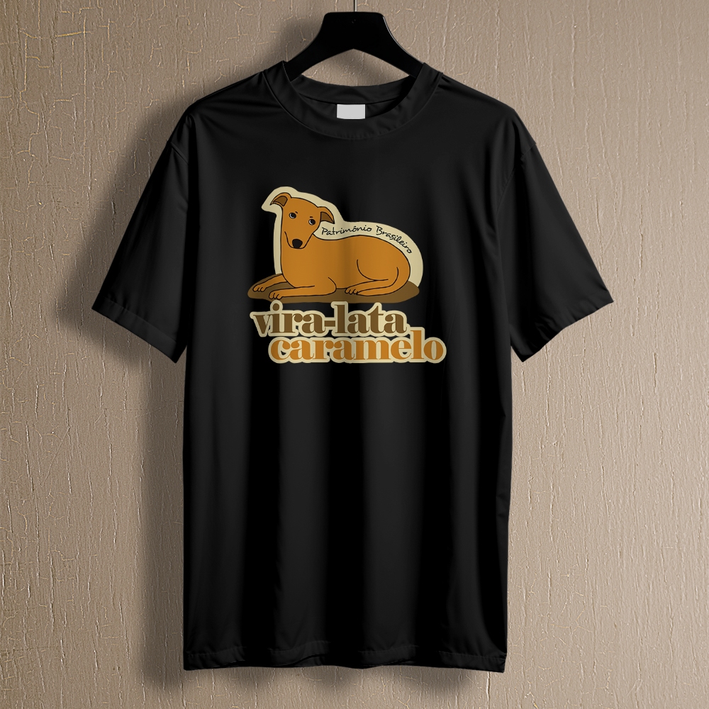 Camisa Camiseta Cachorro Vira-Lata Caramelo Doguinho Meme REF 2272 Home Custom