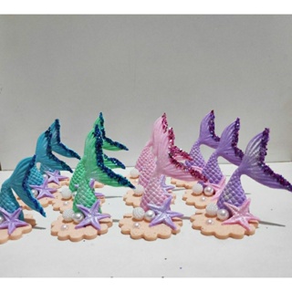 10 Apliques Sereia, Cauda Sereia em Biscuit em Oferta na Shopee