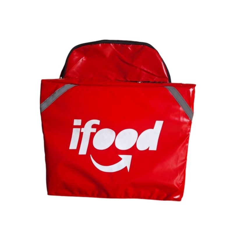 Bag ifood 100% lona Impermeável 45 litros com isopor
