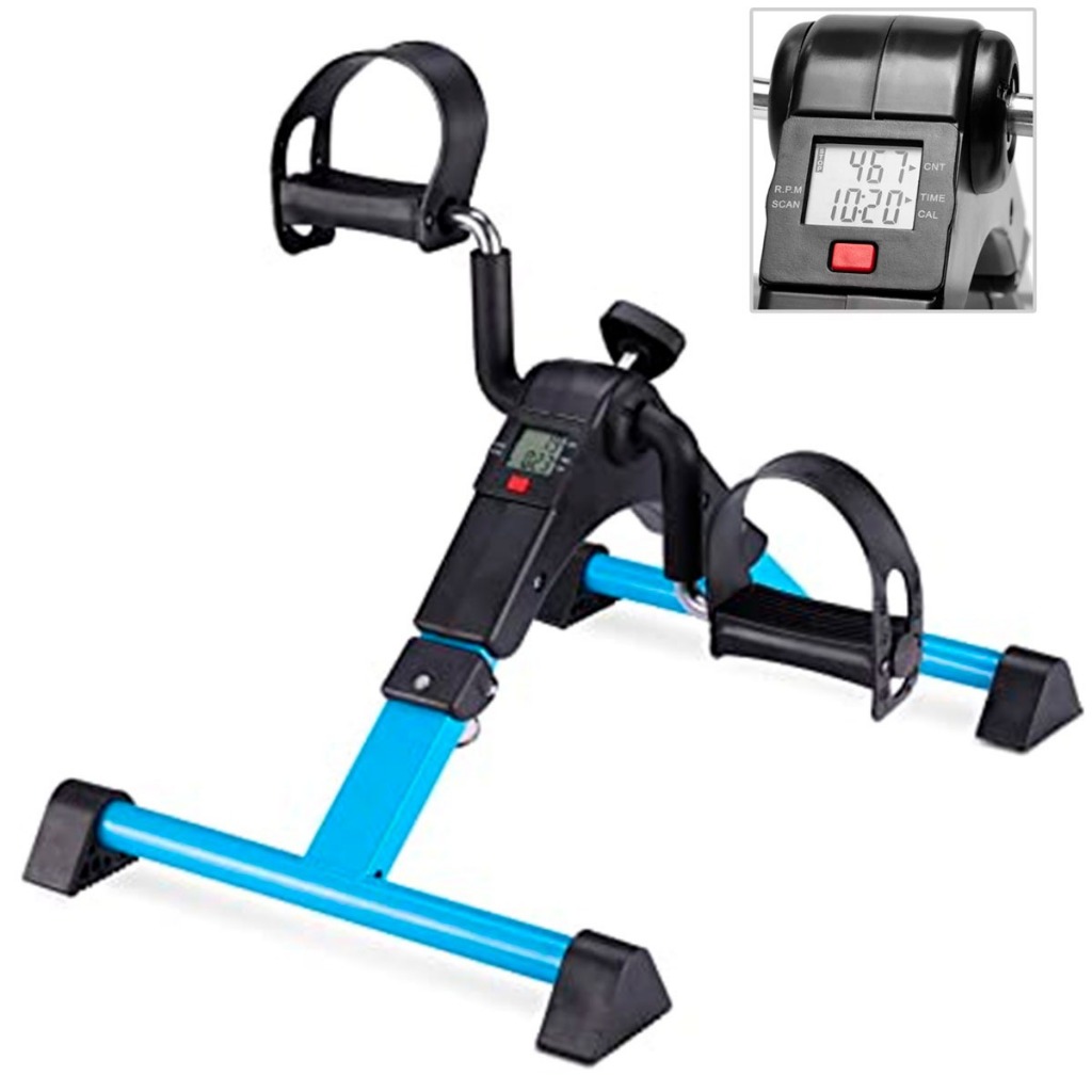 Mini Bicicleta Ergométrica Lorben Cicloergômetro para Pernas e Braços com Monitor Digital em Oferta na Shopee