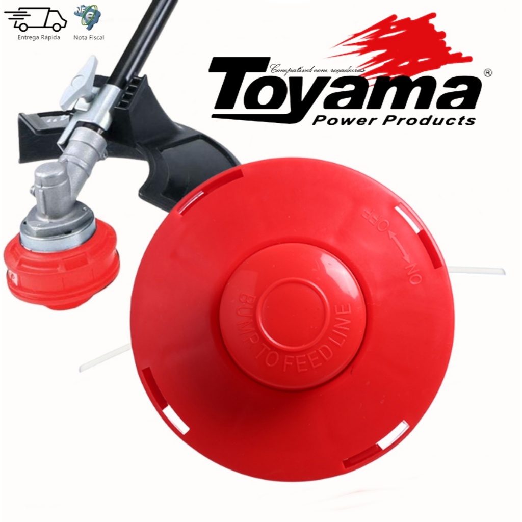 Carretel Fio Nylon Automático Para Roçadeira Toyama Tbc43 Tbc52 Tbc26 Tbc33 Tbc43sh RT43 RT52