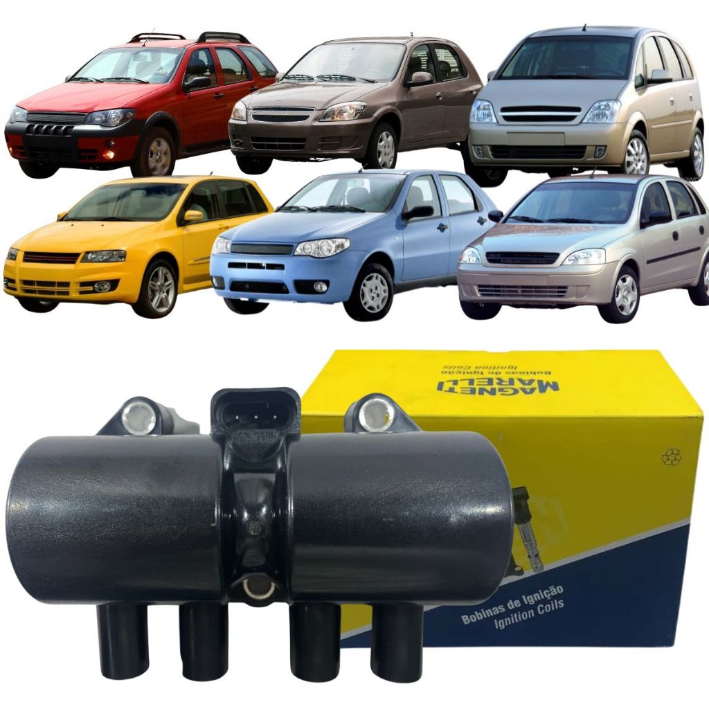 Bobina Ignição Magneti Marelli Gm Celta Corsa Prisma Meriva Montana em Oferta na Shopee