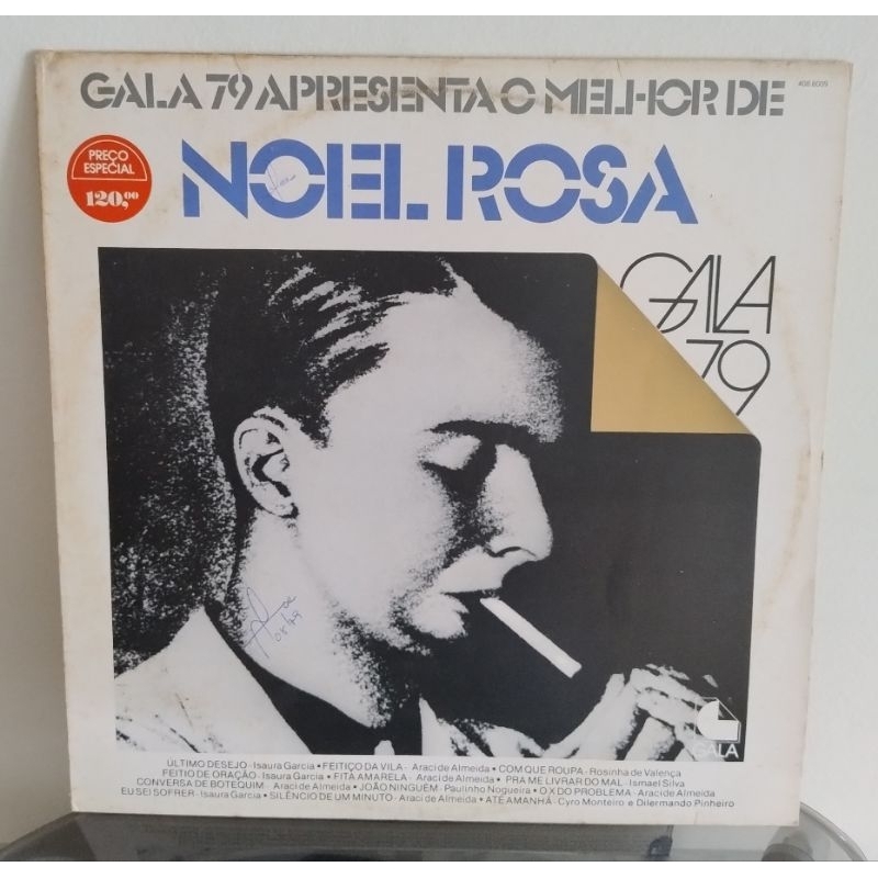 2 Discos Noel Rosa - LP Gala 79 Apresenta + História da Música Popular Brasileira - vinil 10 polegadas com capa livreto