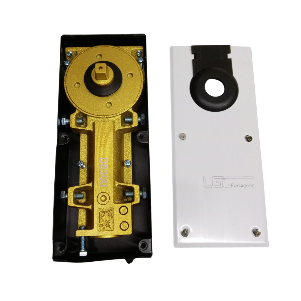 Mola 8300 De Piso Hidraulica Para Porta De Vidro Eixo T Sm