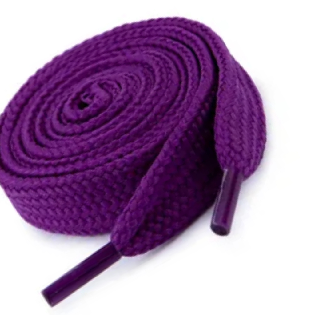 Par de Barbante Cordão Cadarço Roxo para Tênis Sapatos Botas Utilidade
