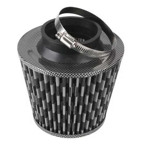 Filtro Esportivo Cônico Duplo Fluxo - Universal - 3 Polegadas