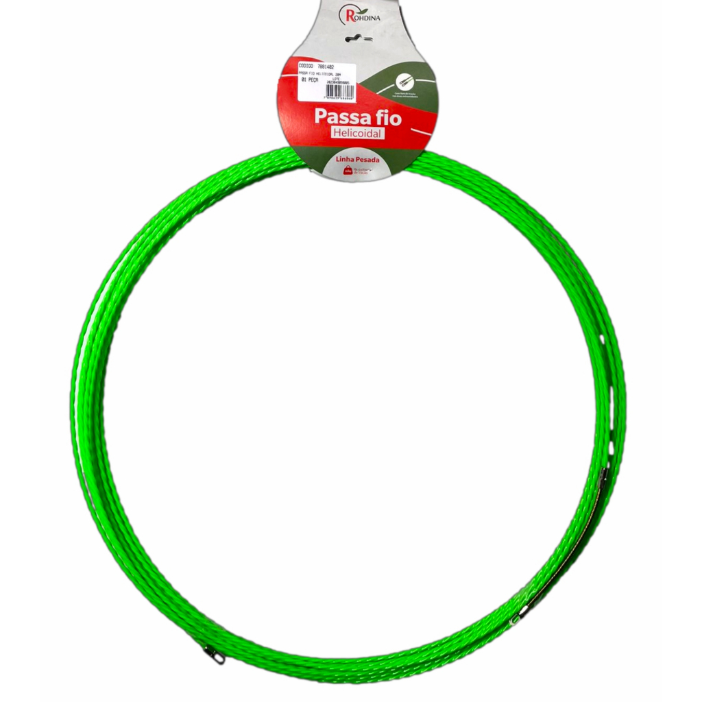 Espia Guia Passa Fio Helicoidal 15mts 150kg Rohdina