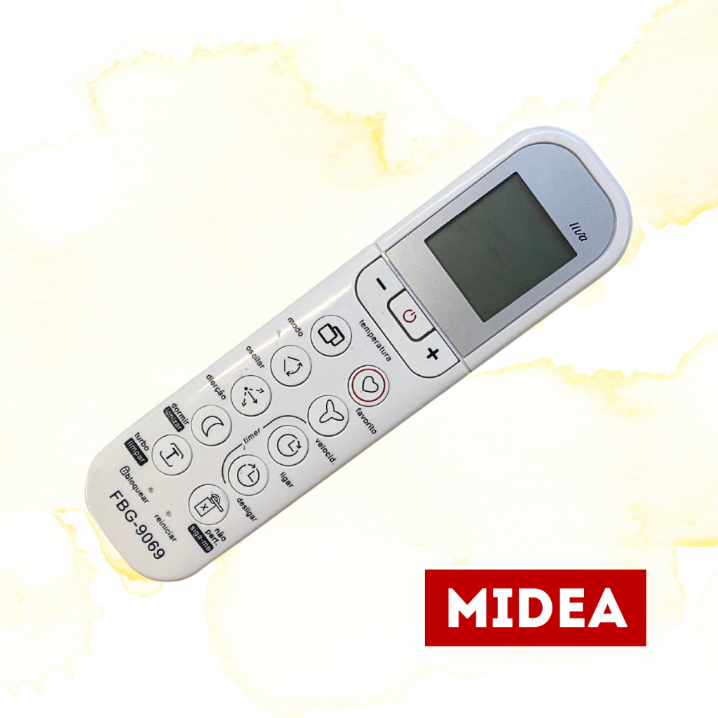 Controle Remoto Ar Condicionado Split Midea Liva 42mfca - FBG-9069