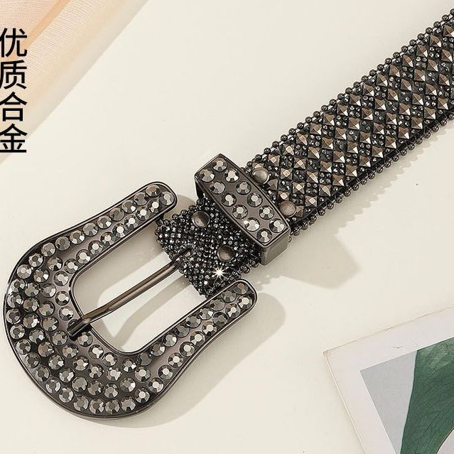 Cinto Fivela Couro Sintético Country Com Brilho Pedrarias Feminino Strass em Oferta na Shopee