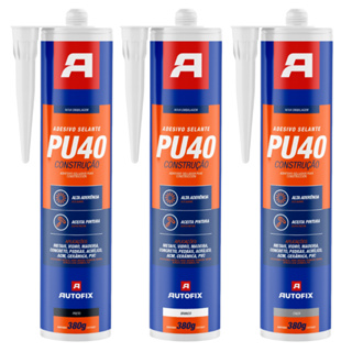 Silicone Selante Cola Pu 40 Flex Cores 380g Autofix - ESCOLHA A QUANTIDADE E COR X PROMO em Oferta na Shopee