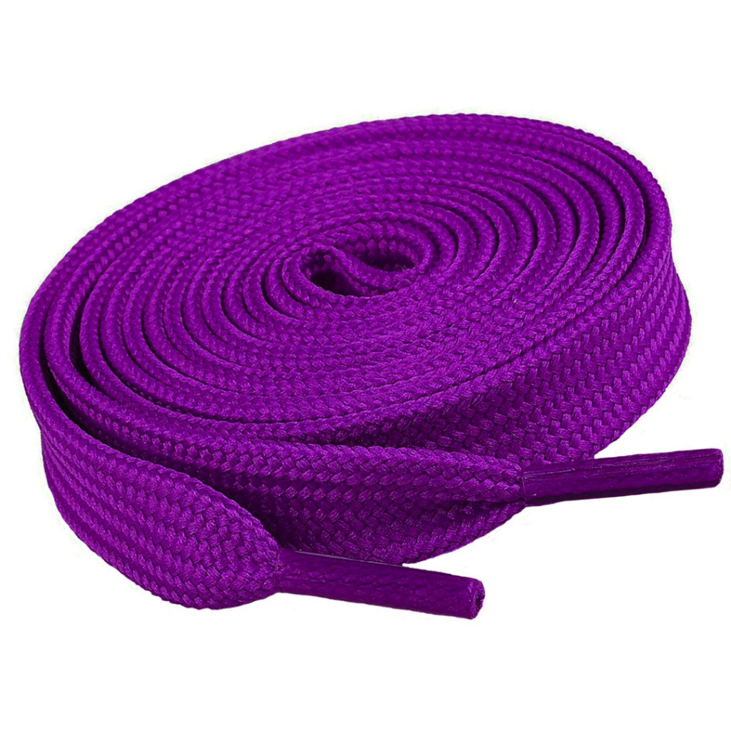 Par de Barbante Cordão Cadarço para Tênis Sapatos Botas Utilidade ROXO