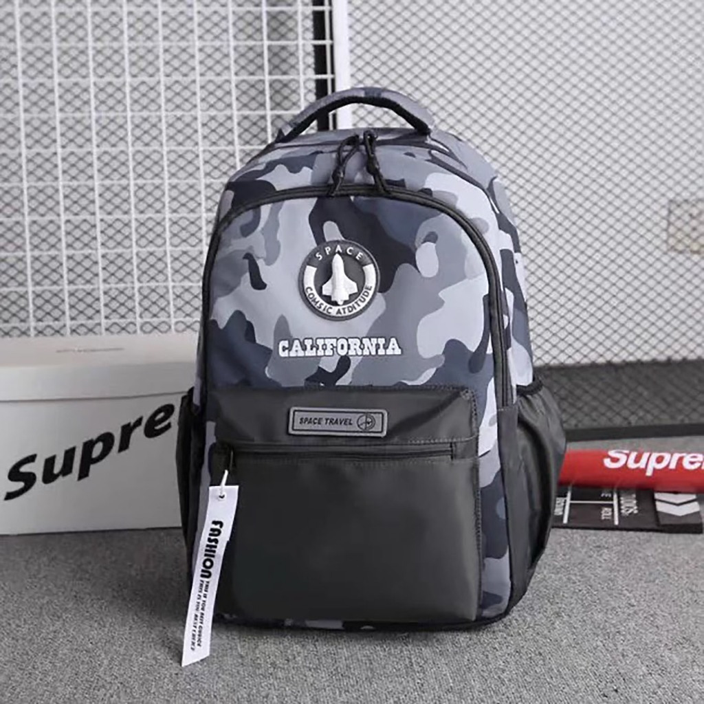 Mochila Escolar Masculino Adolescente De Notebook Impermeavel Camuflado Resistente Alto Qualidade Grande capacidade em Oferta na Shopee