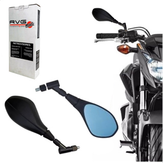 Retrovisor Bmw F800 Gs 650 Giro 360 Lente Azul Para Xre Titan Fan Cb em Oferta na Shopee