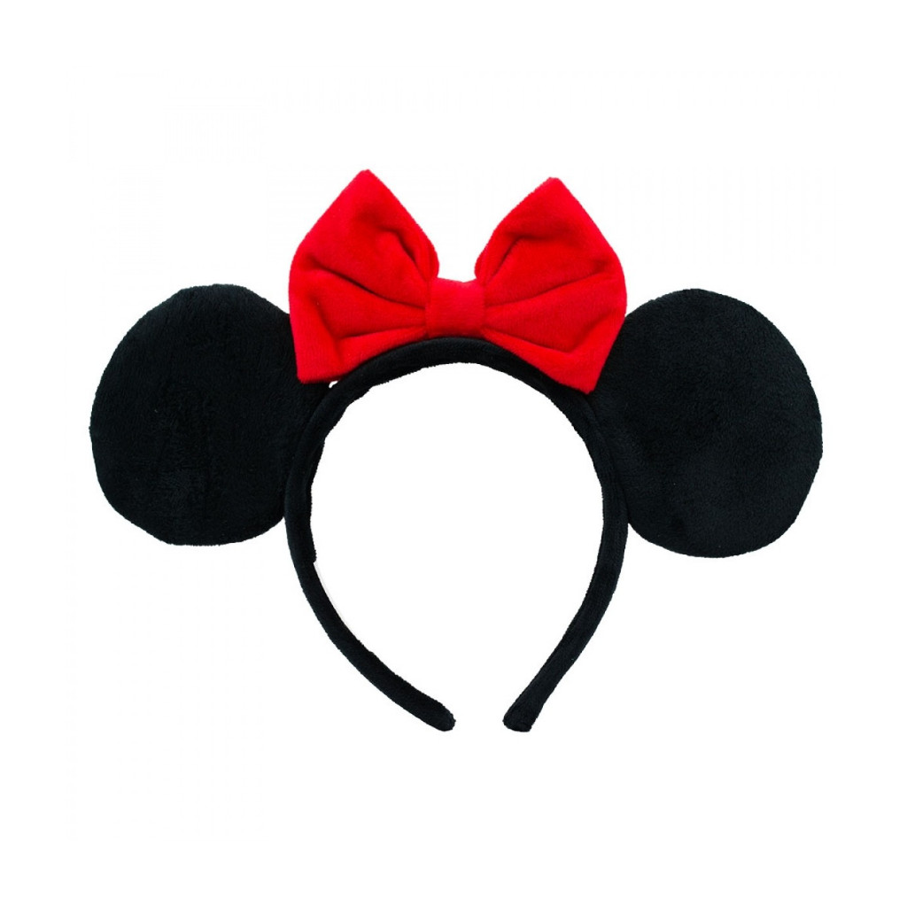 Tiara Minnie Orelha com Lanço VERMELHO fantasia