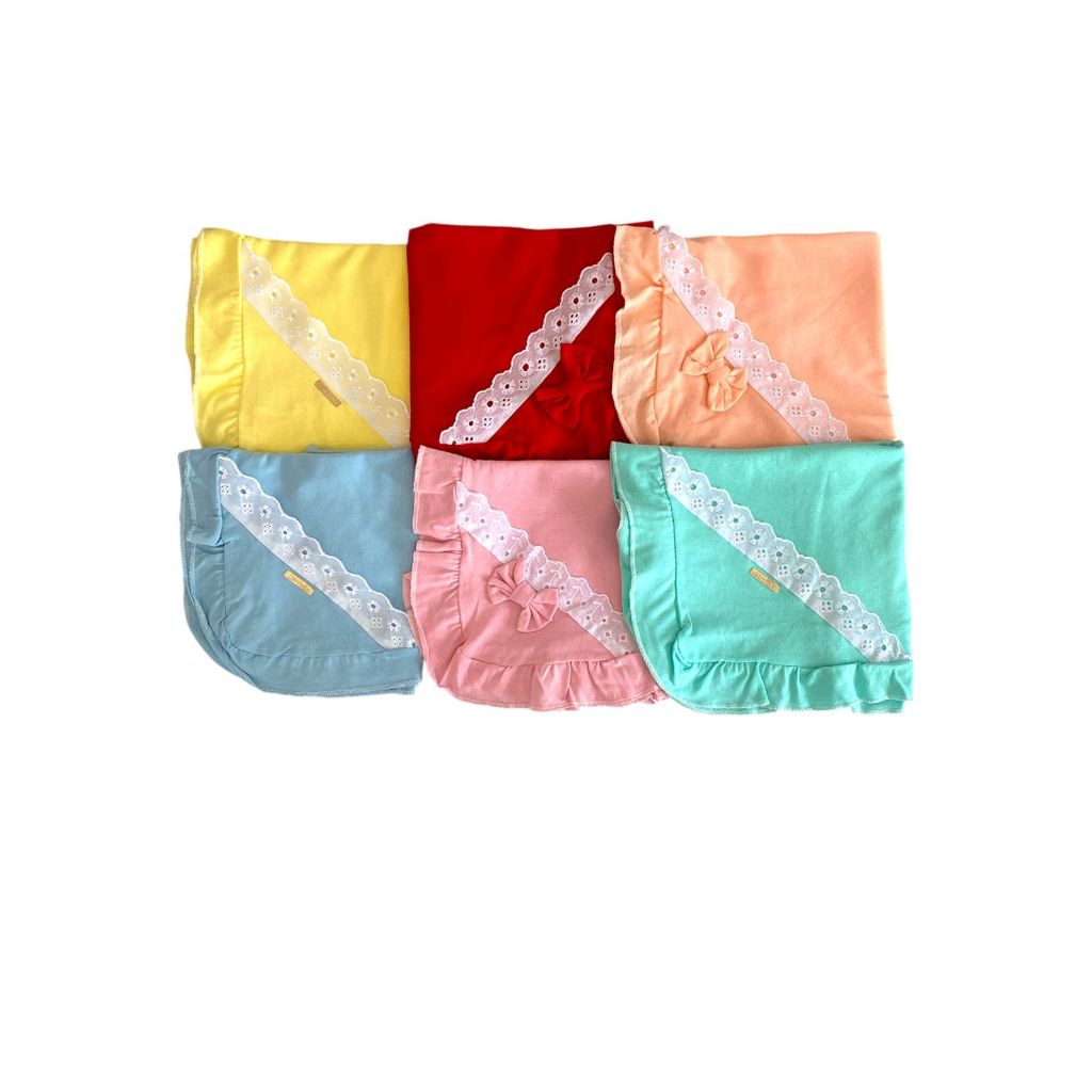 Manta de bebe kit c/2 100% algodão menina e menino