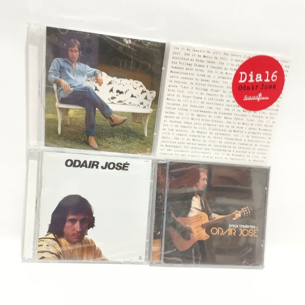 Cd Odair José - 1987 1989 Praça Tiradentes Dia 16 (Lacrado) ESCOLHER
