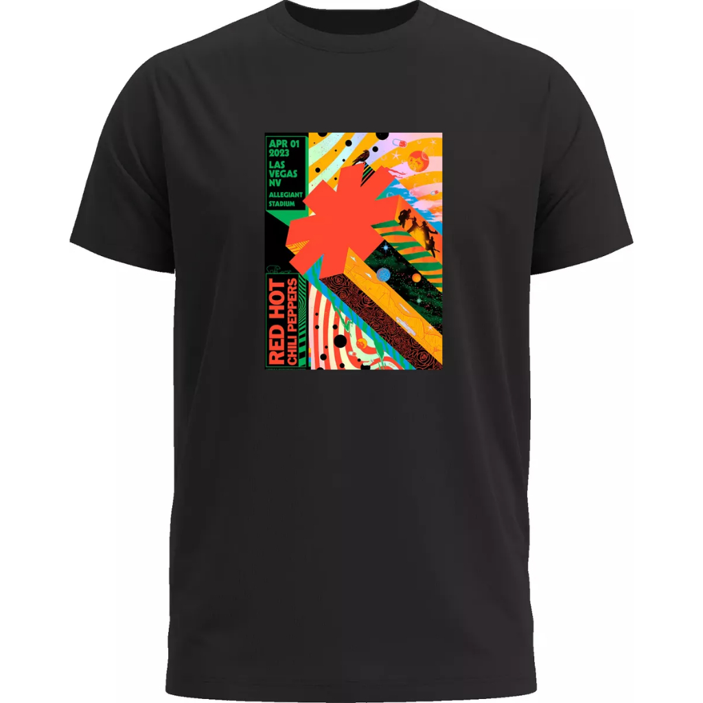 Camiseta Red Hot Chili Peppers Las Vegas Poster