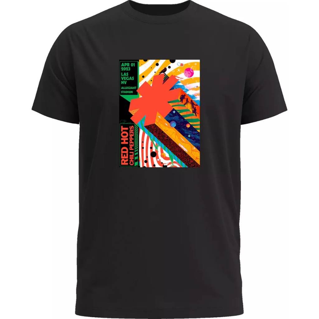 Camiseta Red Hot Chili Peppers Las Vegas Poster 2