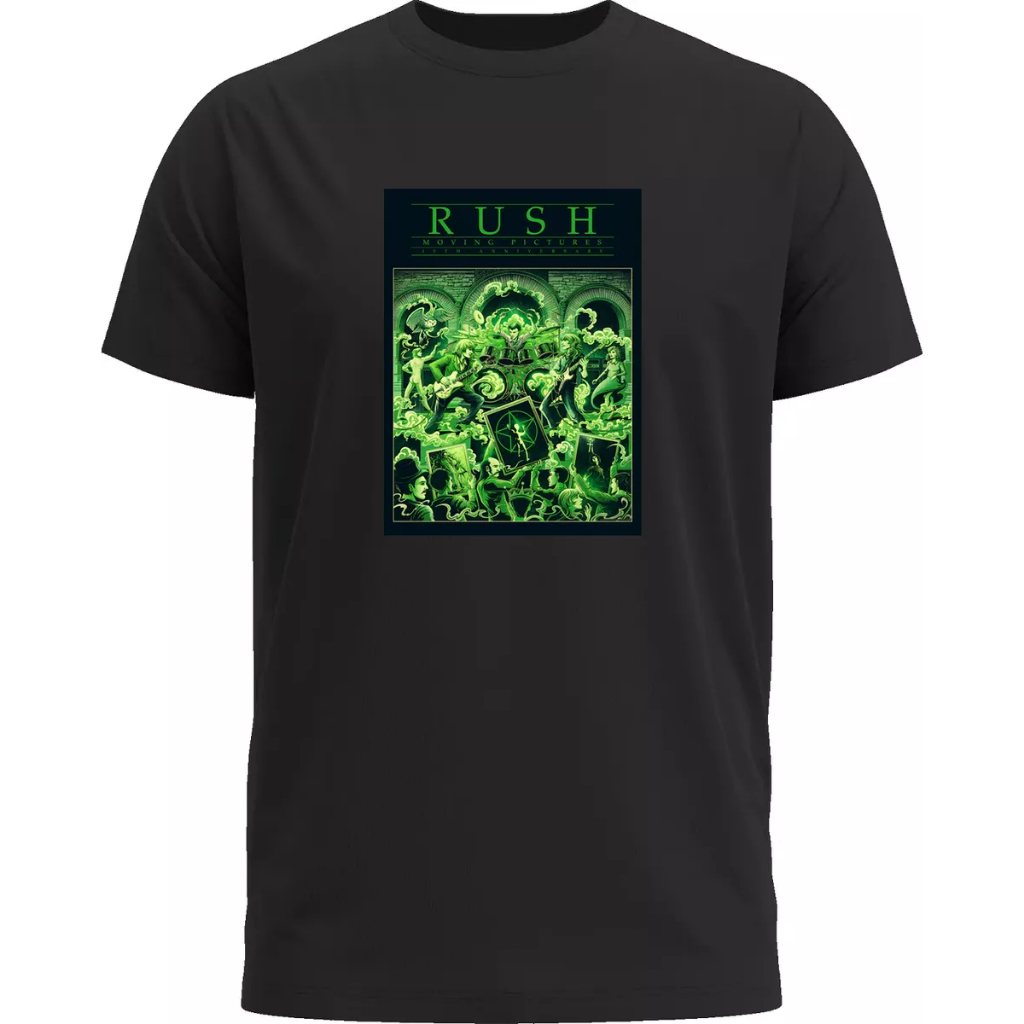 Camiseta Rush Moving Pictures 40th Anniversary Poster 77