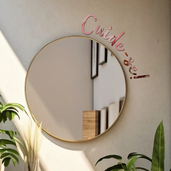 Frase Cuide-se! em Acrílico Espelho Decorativo Salão Studio Motivação OFERTA em Oferta na Shopee