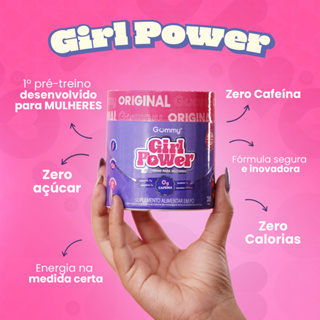 Gummy Girl Power - Pré-treino desenvolvido para mulheres em Oferta na Shopee