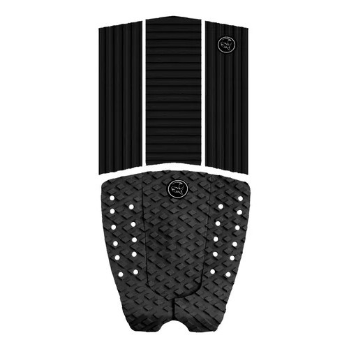 Deck Preto Frontal Dianteiro + Deck Preto Traseiro Para Prancha Surf Pranchinha