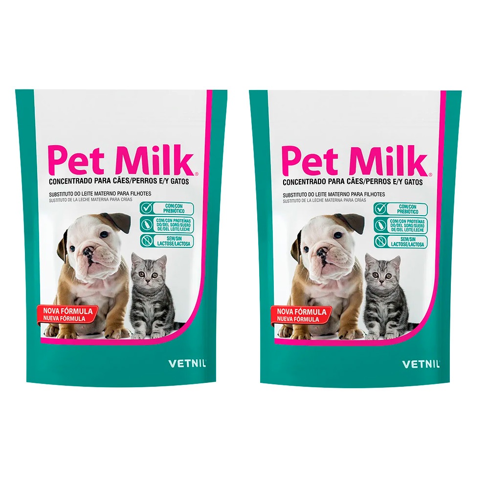 Kit 2un. Suplemento Pet Milk Vetnil 300g em Oferta na Shopee