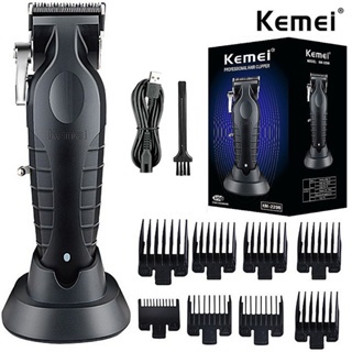 Kemei 2296 Aparador De Cabelo Profissional Fade Men Sem Fio Potente Máquina De Corte Recarregável 7500rpm 2500mah em Oferta na Shopee