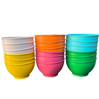 Kit Conjunto C/10 Potes Tigelas CombucaS Bowls Colorido Plástico Bpa Free Açaí Sorvete Sobremesa em Oferta na Shopee