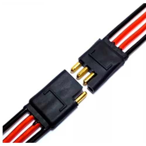 Kit Com 2 Conector Engate Rápido 4 Vias Com Fio 1,5 Mm Plug Para Caixa Som Automotivo