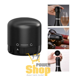 Tampa Pressão a Vácuo Rolha Garrafa Vinho Bebidas em Oferta na Shopee
