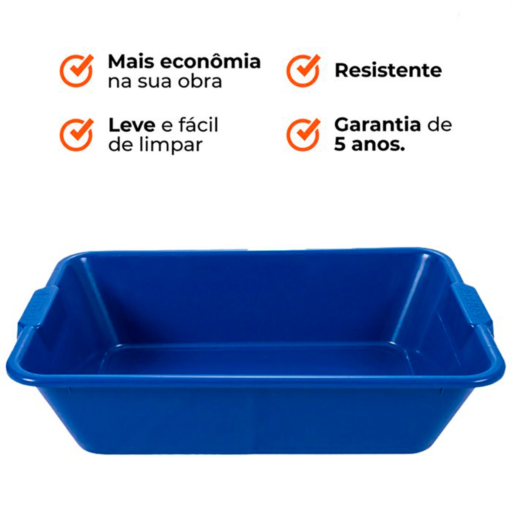Detalhes do Caixa Para Massa Azul 40l Afort