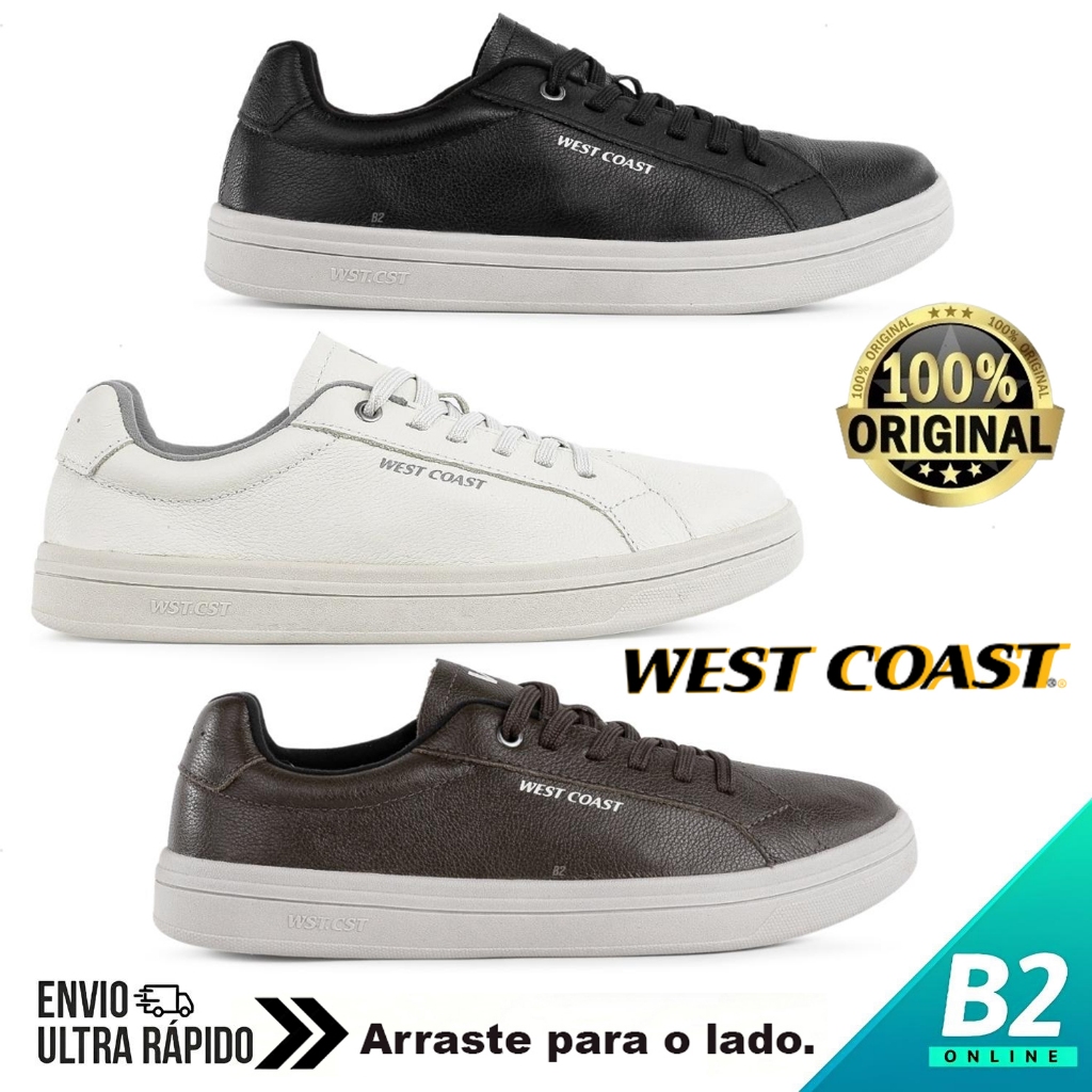 Tênis West Coast WC 34 Casual Masculino 100% Original Com Nota Fiscal e Garantia - Men Shoes