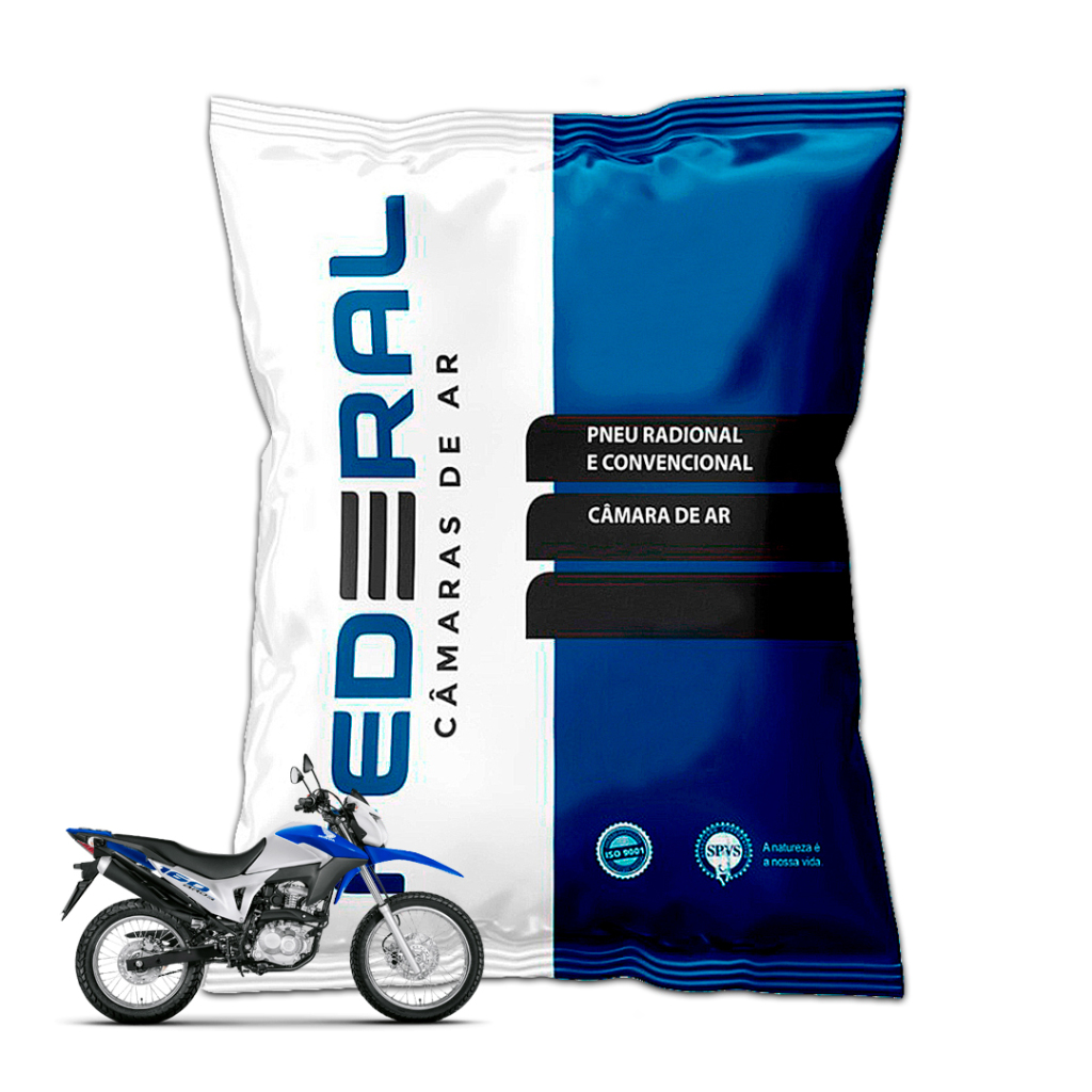 Câmara Ar Moto Aro 17 Traseiro Nxr Bros 125/150 Crosser Federal By Tortuga Nacional em Oferta na Shopee