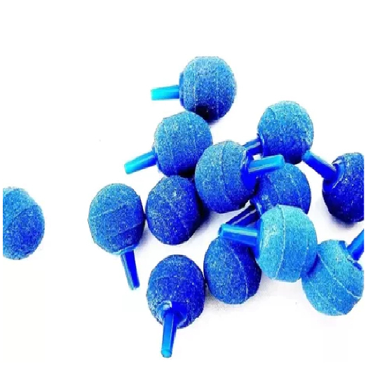 1 Unidade de Pedra Porosa Redonda Para Aquário Lagos Fontes Compressores