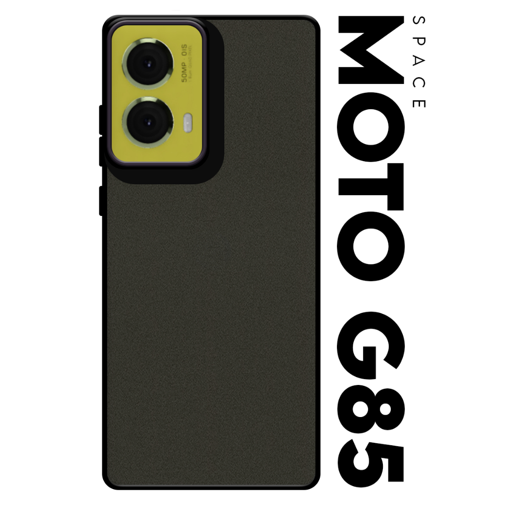 Case Capinha Case Anti Impacto Space Acrílico Fumê Protetora para Motorola Moto G85 5g Xt2427 tela 6.67 pol.