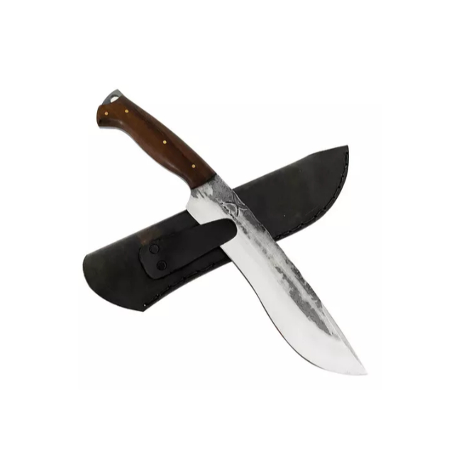 Faca Artesanal Modelo Bowie Faca Forjada Aço Carbono