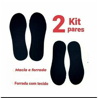 KIT PALMILHA MACIA EM EVA 4 MM MACIA, PARA TÊNIS, SAPATO,BOTA,CHUTEIRA