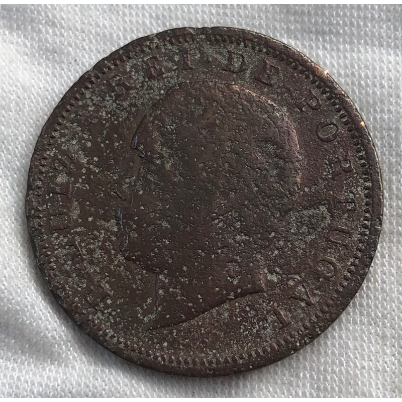 20 reis 1884 portugal bronze