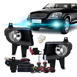 Kit Farol Milha Chevrolet Celta 2011 2012 2013 Prisma Bt Mod Original + Kit Xenon Hb4 8000k