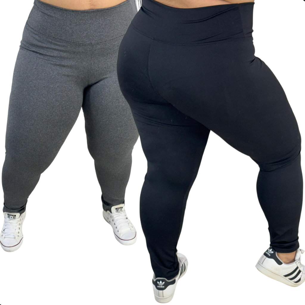 Calça Legging Plus Size Feminina Lazer Esporte Academia Fit G1 G2 G3