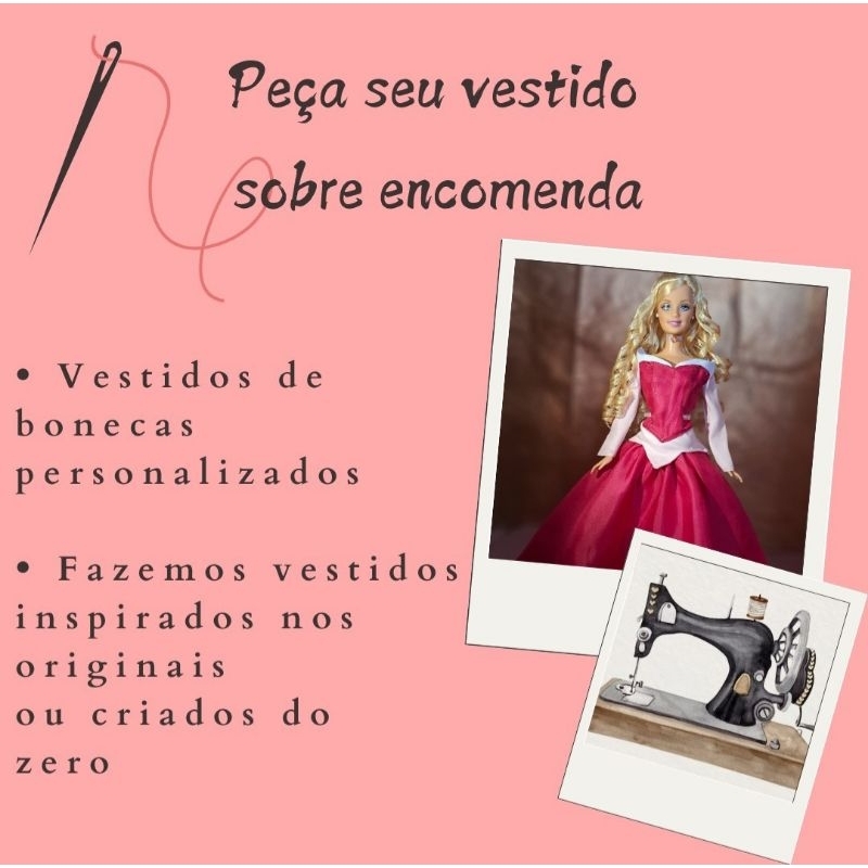 faça sua encomenda de vestidinhos dolls em Oferta na Shopee