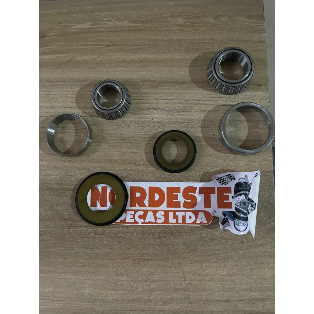 Caixa De Direção + Guarda Pó Inferior + superior Cb 300/Cbx twister Cônica