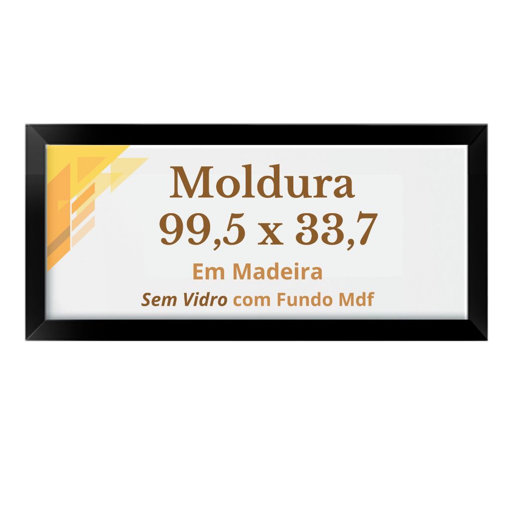 Moldura 99,5x33,7 Para Quebra Cabeça 1508 Pçs com Fundo MDF 99,5x33,7 SEM Vidro em Oferta na Shopee
